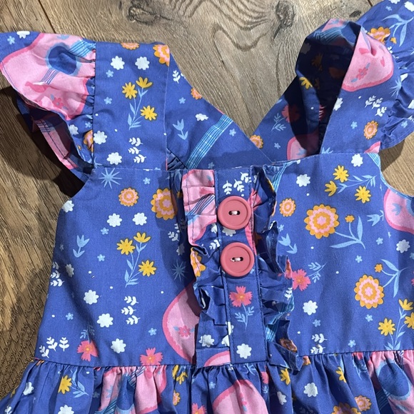 Eleanor Rose NWOT Guitar Ruffle Shirt RARE - Picture 4 of 4